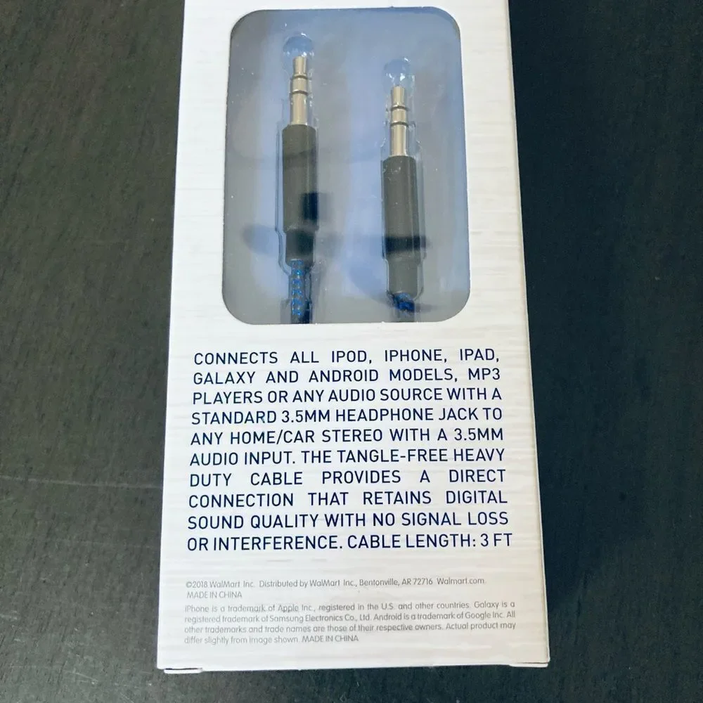 Audio Cable Bundle Lot 3’ for iPhone, Tech